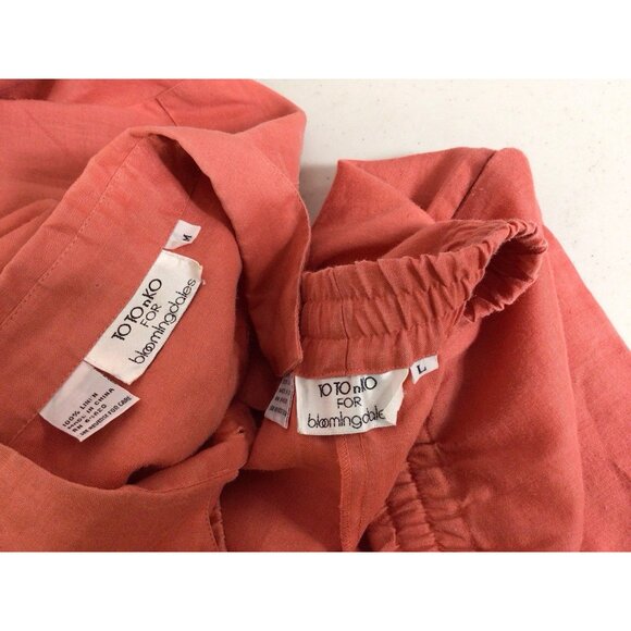 Bloomingdales Pant Suit 2 Piece Matching Set Womens Large - Picture 4 of 7